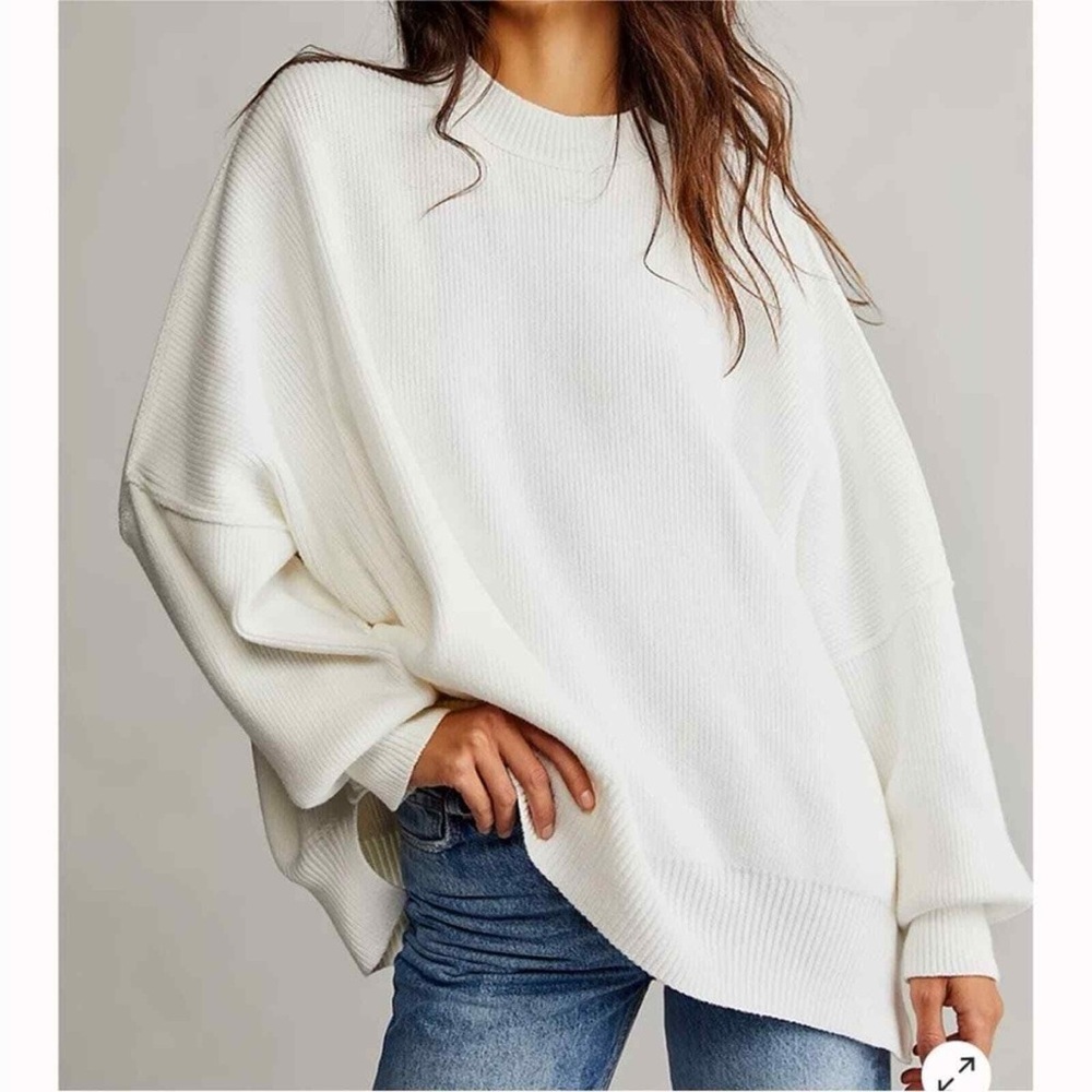 Free People White Easy Street Tunic